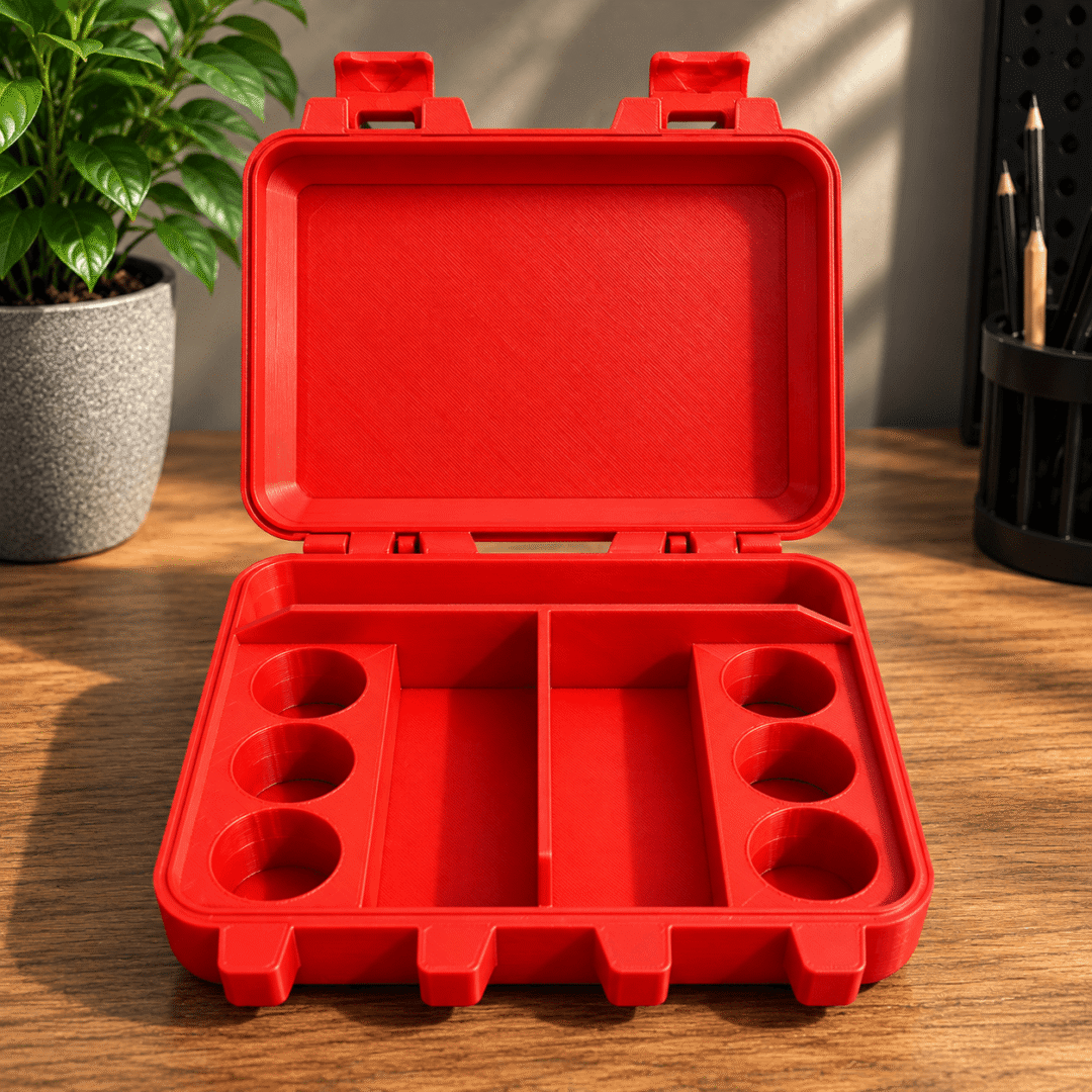 MY PROTOCOL 6-Vial 10mL Storage Case open MY PROTOCOL 6-Vial 10mL Storage Case